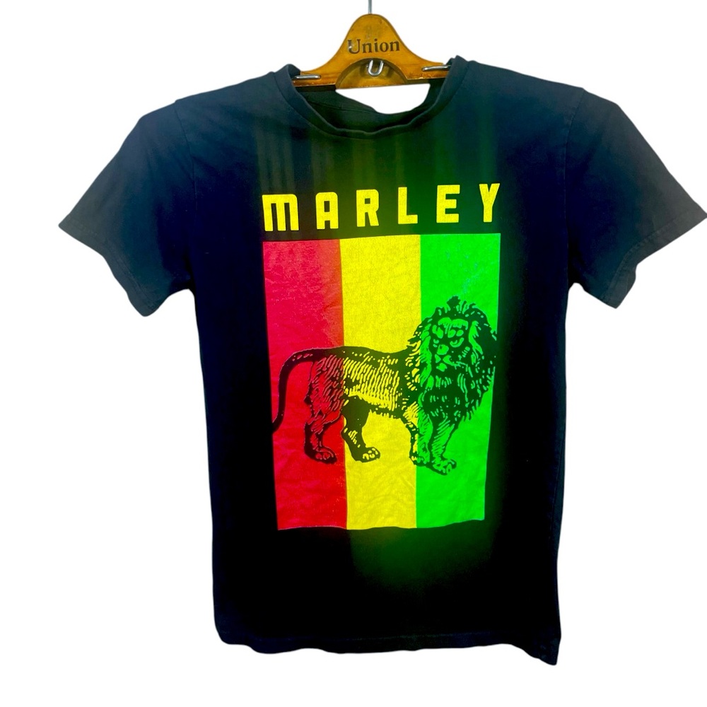 Bob Marley Rootwear Men’s/ Unisex Graphic Short Sleeve T-Shirt Size UNREADABLE